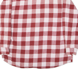 ZAPPING Mens Flannel Shirt Red Check Long Sleeve L