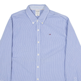 TOMMY HILFIGER Mens Shirt Blue Long Sleeve L