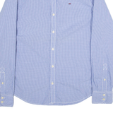 TOMMY HILFIGER Mens Shirt Blue Long Sleeve L