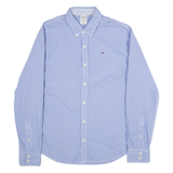 TOMMY HILFIGER Mens Shirt Blue Long Sleeve L