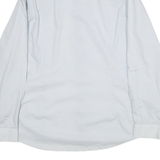 CALVIN KLEIN Fitted Mens Shirt Blue Long Sleeve L