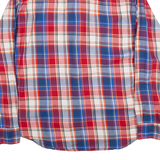 TOMMY HILFIGER New York Fit Mens Shirt Red Check Long Sleeve XL