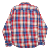 TOMMY HILFIGER New York Fit Mens Shirt Red Check Long Sleeve XL