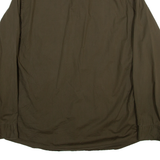 ARMANI EXCHANGE Mens Plain Shirt Green Long Sleeve XL