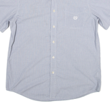CHAPS Custom Fit Mens Shirt Blue L