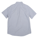 CHAPS Custom Fit Mens Shirt Blue L