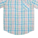 TOMMY HILFIGER Mens Shirt Blue Check XL