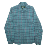 WOOLRICH Womens Shirt Blue Check Long Sleeve M