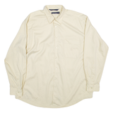 NAUTICA Mens Plain Shirt Beige Long Sleeve XL