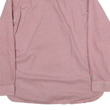 TOMMY HILFIGER Regular Fit Mens Shirt Red Gingham Long Sleeve XL