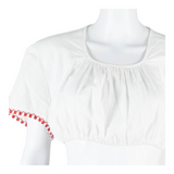 Womens Cropped Top White L