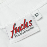 FUCHS Womens Cropped Top White Crew Neck M