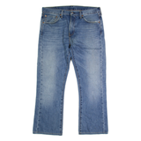 LEVI'S 527 REG Jeans Mens Blue Regular Bootcut Stone Wash W36 L28