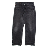 LEVI'S 501 Jeans Mens Black Regular Straight W32 L27