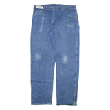 DICKIES Carpenter Workwear Mens Jeans Blue Relaxed Straight W38 L34
