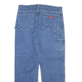 DICKIES Carpenter Workwear Mens Jeans Blue Relaxed Straight W38 L34