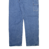 DICKIES Carpenter Workwear Mens Jeans Blue Relaxed Straight W38 L34