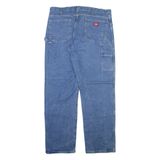 DICKIES Carpenter Workwear Mens Jeans Blue Relaxed Straight W38 L34