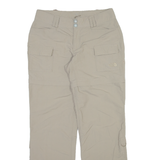 THE NORTH FACE Detachable Legs Womens Trousers Beige Straight Nylon W28 L30
