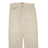 TOMMY HILFIGER Mens Trousers Beige Regular Straight W36 L32