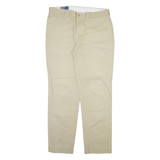 POLO RALPH LAUREN Mens Trousers Cream Regular Straight W36 L32