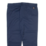DICKIES Mens Trousers Black Slim Straight W40 L30
