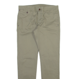 TOMMY HILFIGER Womens Trousers Green Slim Straight W32 L31
