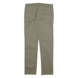 TOMMY HILFIGER Womens Trousers Green Slim Straight W32 L31