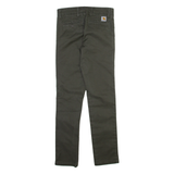 CARHARTT WIP Mens Trousers Grey Slim Skinny W28 L32