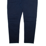 KANGOL Mens Trousers Blue Slim Straight W40 L30