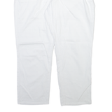 BARBOUR Womens Trousers White Regular Tapered W37 L26