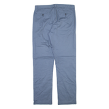 DKNY Mens Trousers Blue Slim Straight W33 L32
