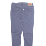 LEVI'S 710 Womens Trousers Purple Regular Skinny W28 L30