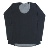 NIKE Dri-Fit Womens T-Shirt Black Long Sleeve XL