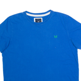 CREW CLOTHING Mens T-Shirt Blue M