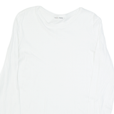 REFORMATION Mens T-Shirt White Long Sleeve S