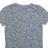 NIKE Womens T-Shirt Grey XS