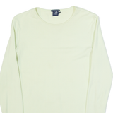 GAP Stretch Womens T-Shirt Green Long Sleeve S
