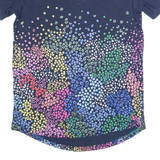 JOULES Womens T-Shirt Blue V-Neck UK 8