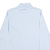 LANDS END Womens T-Shirt Blue Long Sleeve High Neck XS