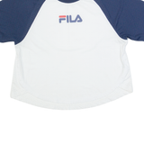 FILA Cropped Womens T-Shirt White M