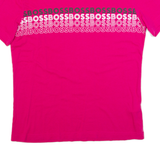 HUGO BOSS Mens T-Shirt Pink S