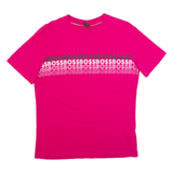 HUGO BOSS Mens T-Shirt Pink S