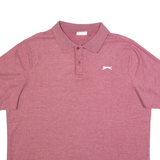SLAZENGER Mens Polo Shirt Maroon 2XL