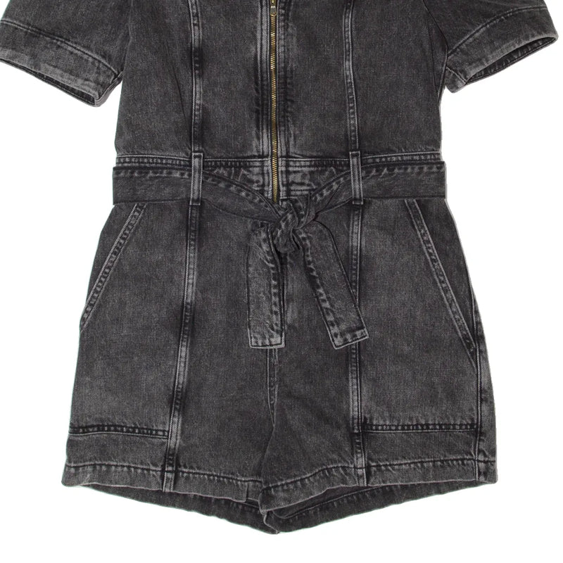 & OTHER STORIES Los Angeles Atelier Womens Playsuit Black Straight Denim S