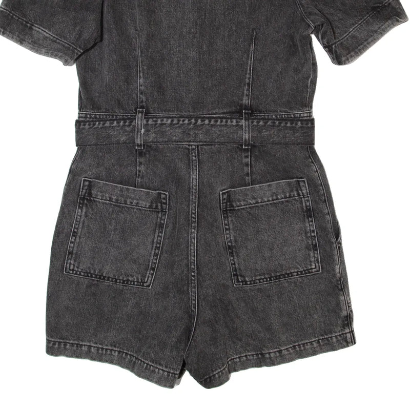 & OTHER STORIES Los Angeles Atelier Womens Playsuit Black Straight Denim S