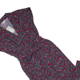 BODEN Womens Jumpsuit Black Floral Tapered UK 10