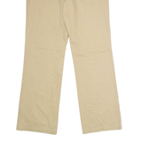 TOMMY HILFIGER Mens Twill Trousers Beige Regular Straight W34 L34