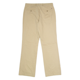 TOMMY HILFIGER Mens Twill Trousers Beige Regular Straight W34 L34