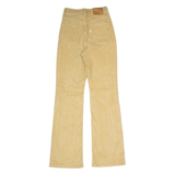 LEVI'S Ribcage Womens Corduroy Trousers Beige Regular Bootcut W24 L31